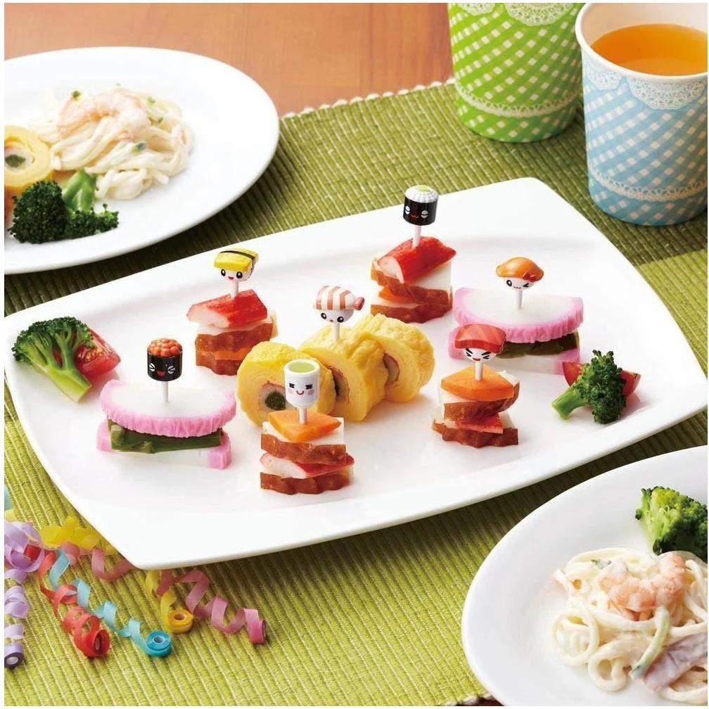 Torune Smiley Sushi Food Pick 7pcs - Image 4