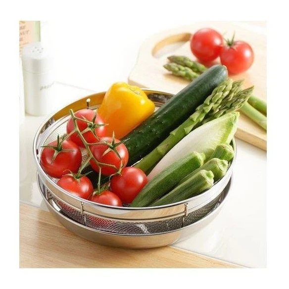Yoshikawa Shokudoraku Drain Bowl & Tray Set 19cm - Image 4