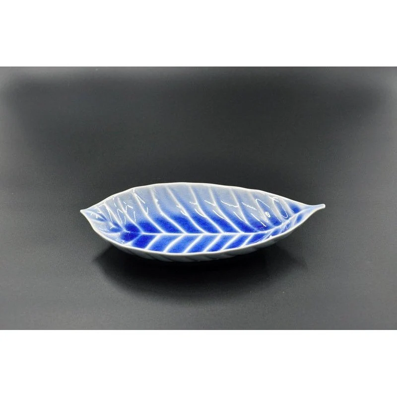 Aito Seto Yaki Leaf Plate 23 x 11.8cm - Image 3