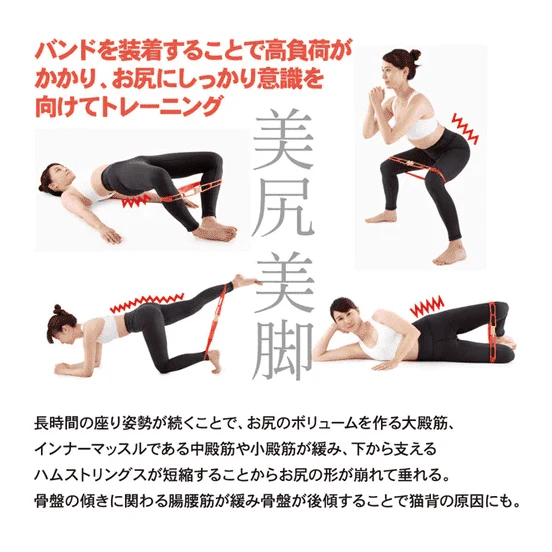 Alphax Beauty Hip & Leg Stretch Resistance Band - Image 3