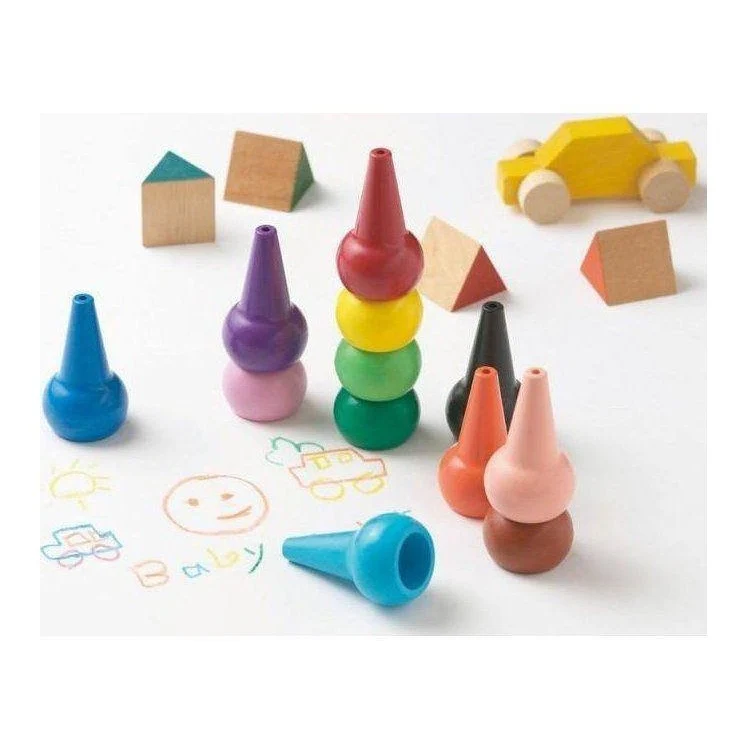 Aozora Baby Color Crayon Pastel  6 Colors - Image 3