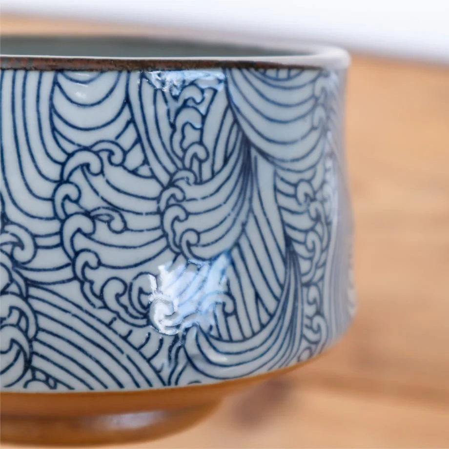 Aranami Wave Matcha Bowl - Image 2