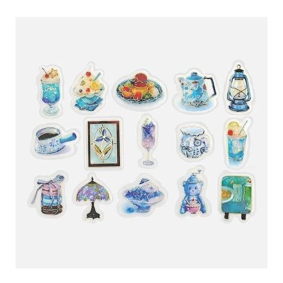 BGM Cafe A La Mode Deco Stickers 45pcs - Image 3