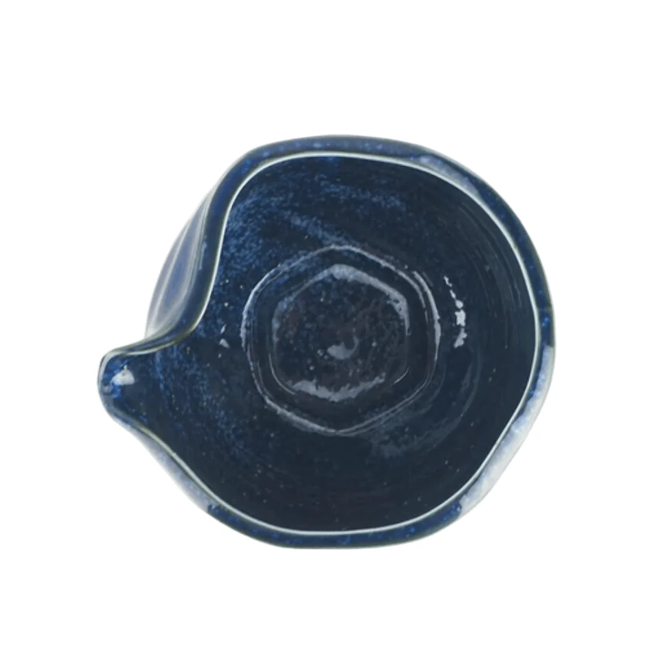 Ichiyama Blue Unofu Matcha Bowl w/Spout Starter Set - Image 2