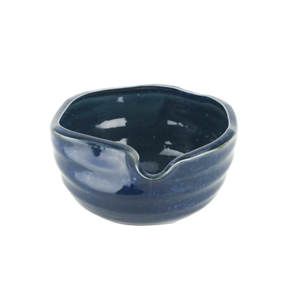 Ichiyama Blue Unofu Matcha Bowl w/Spout Starter Set - Image 3
