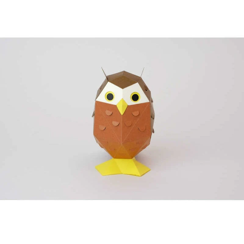 Bog Craft KAKU KAKU TINY Paper Craft - Owl - Image 3