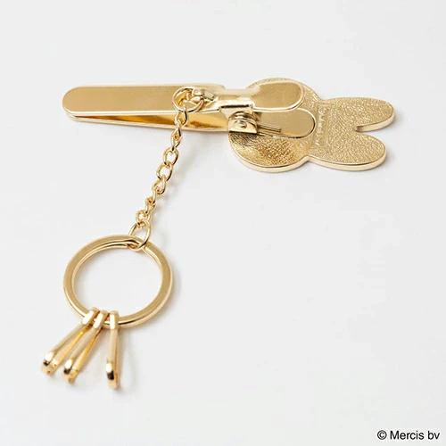 Bruna Miffy Face Clip Key Holder  - Blue Miffy - Image 4