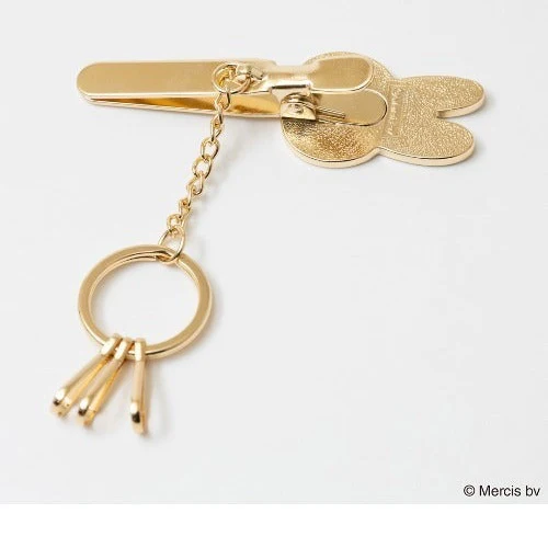 Bruna Miffy Face Clip Key Holder  - Sleeping Miffy - Image 2