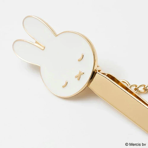 Bruna Miffy Face Clip Key Holder  - Sleeping Miffy - Image 3