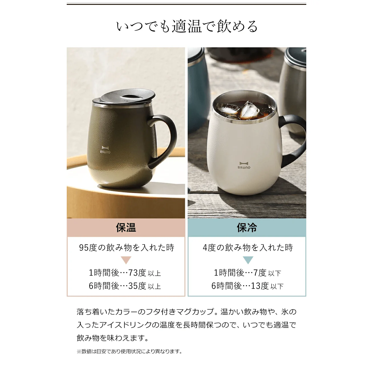 Bruno Stainless Mug Tall 460ml - Image 22