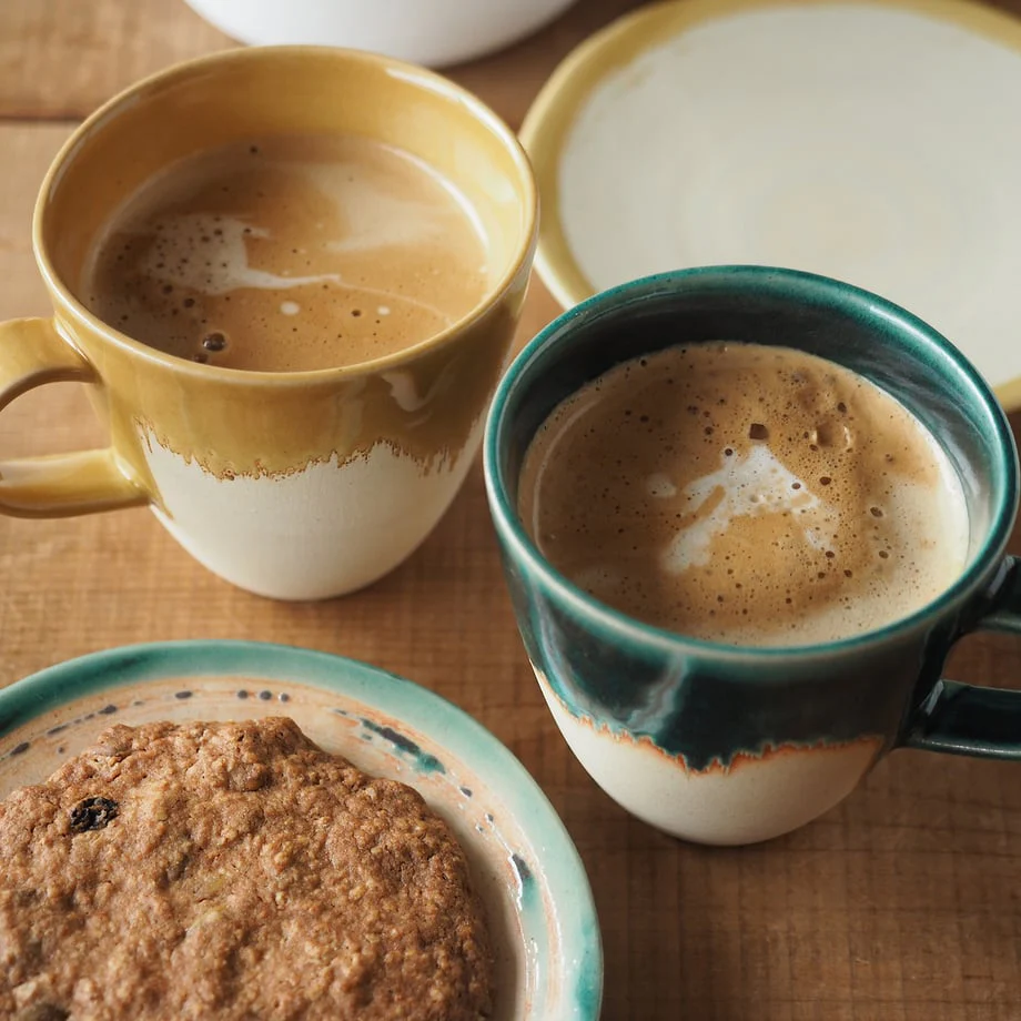 Chips Bread&Rice Mug - Turquoise Blue - Image 4