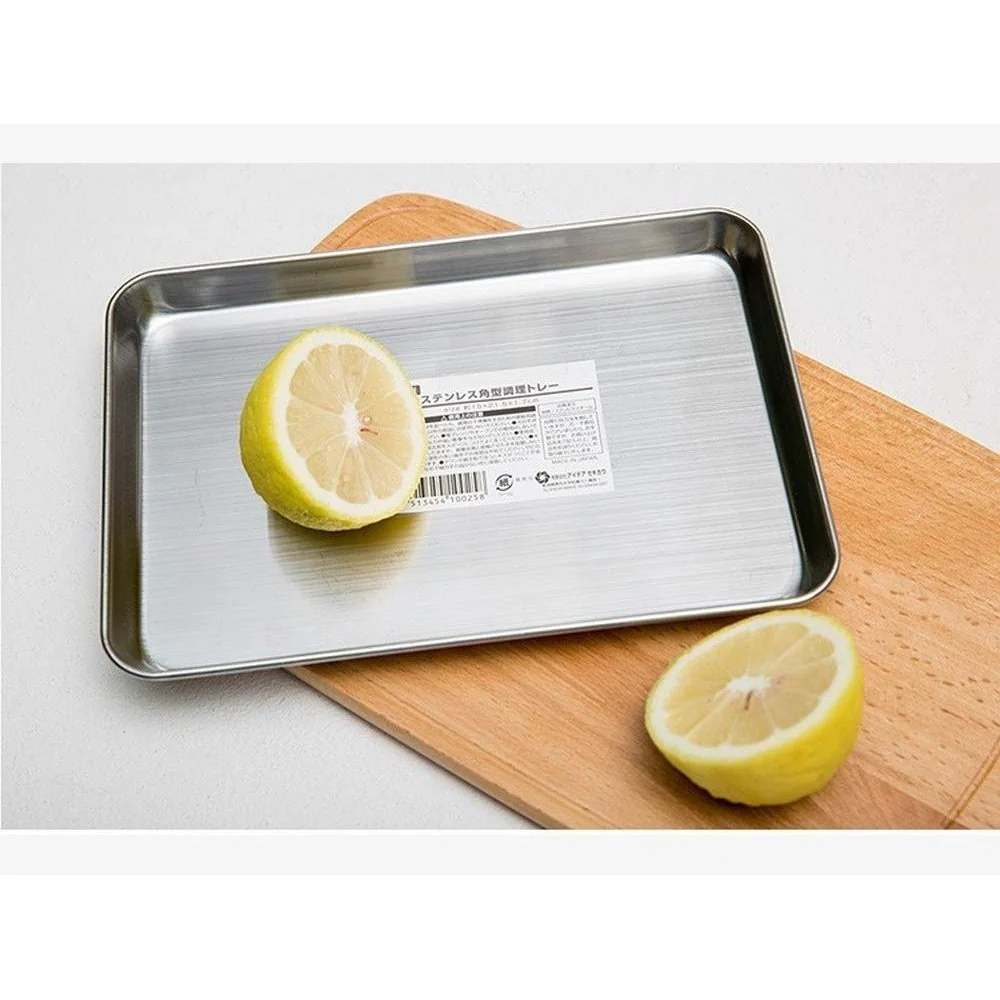 Echo Stainless Steel Cooking Tray Rect 15x21.5 - Image 2