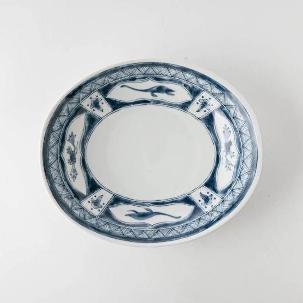 Edokko Dinosaur Oval Deep Plate 21.5 x 22 x 10.5 - Image 5