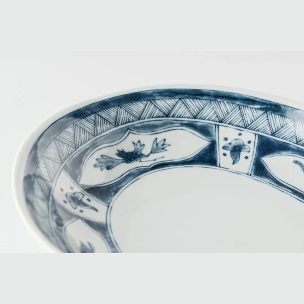 Edokko Dinosaur Oval Deep Plate 21.5 x 22 x 10.5 - Image 6