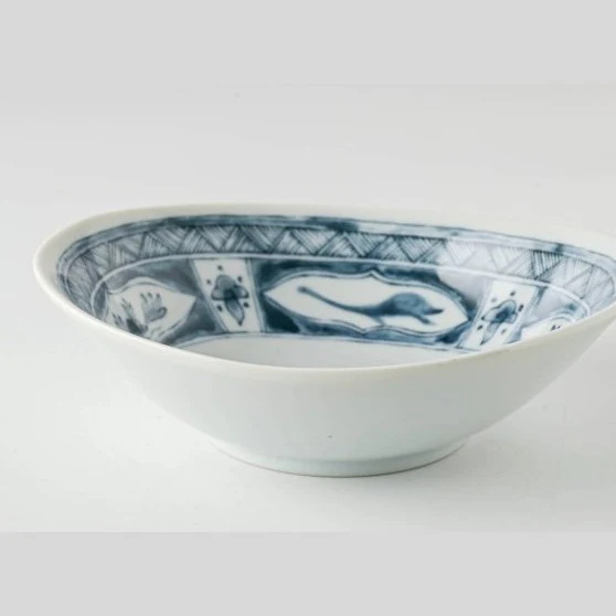 Edokko Dinosaur Oval Mini Dish 14.5 x 13 x 4 - Image 5