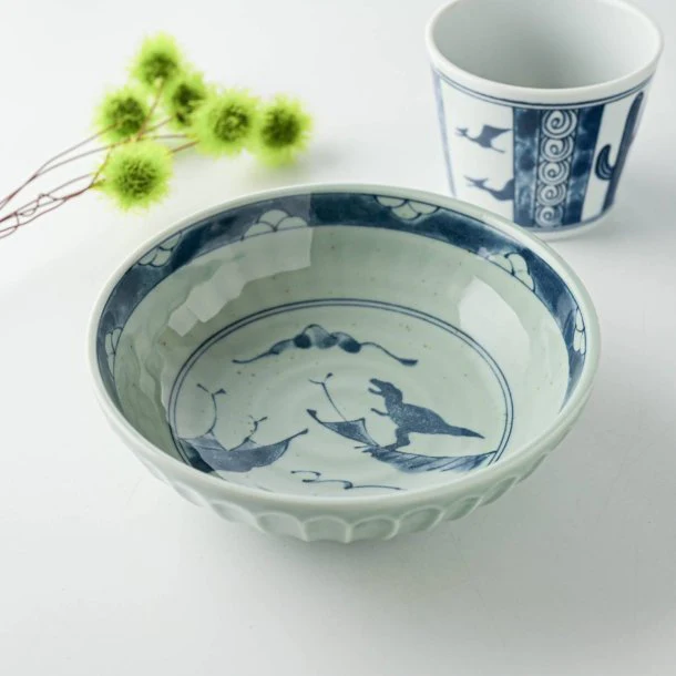 Edokko Dinosaur Shinogi Bowl 15.5D - Image 2