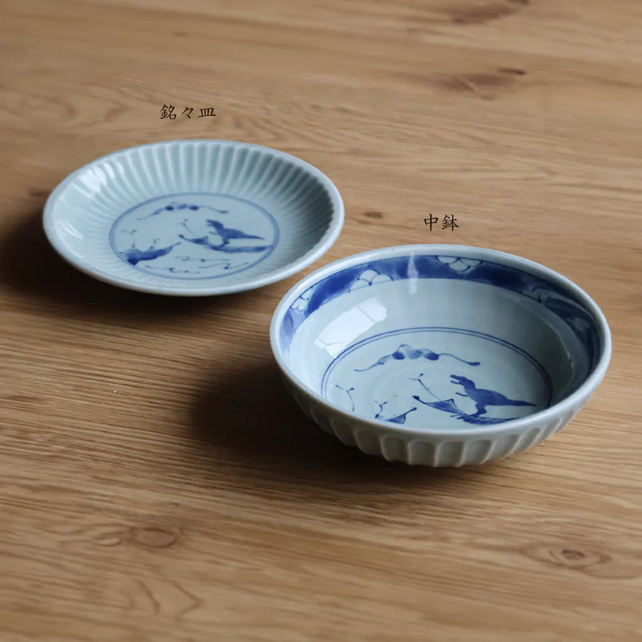 Edokko Dinosaur Shinogi Bowl 15.5D - Image 8