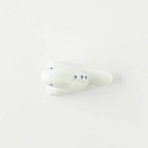 Edokko T-Rex Dino Chopstick Rest - White x Blue - Image 2