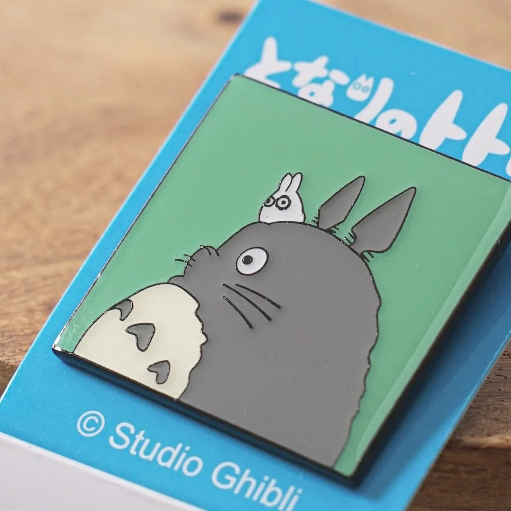 Ensky My Neighbor Totoro Big & Small Totoro – Side Profile Pin Badge - Image 2