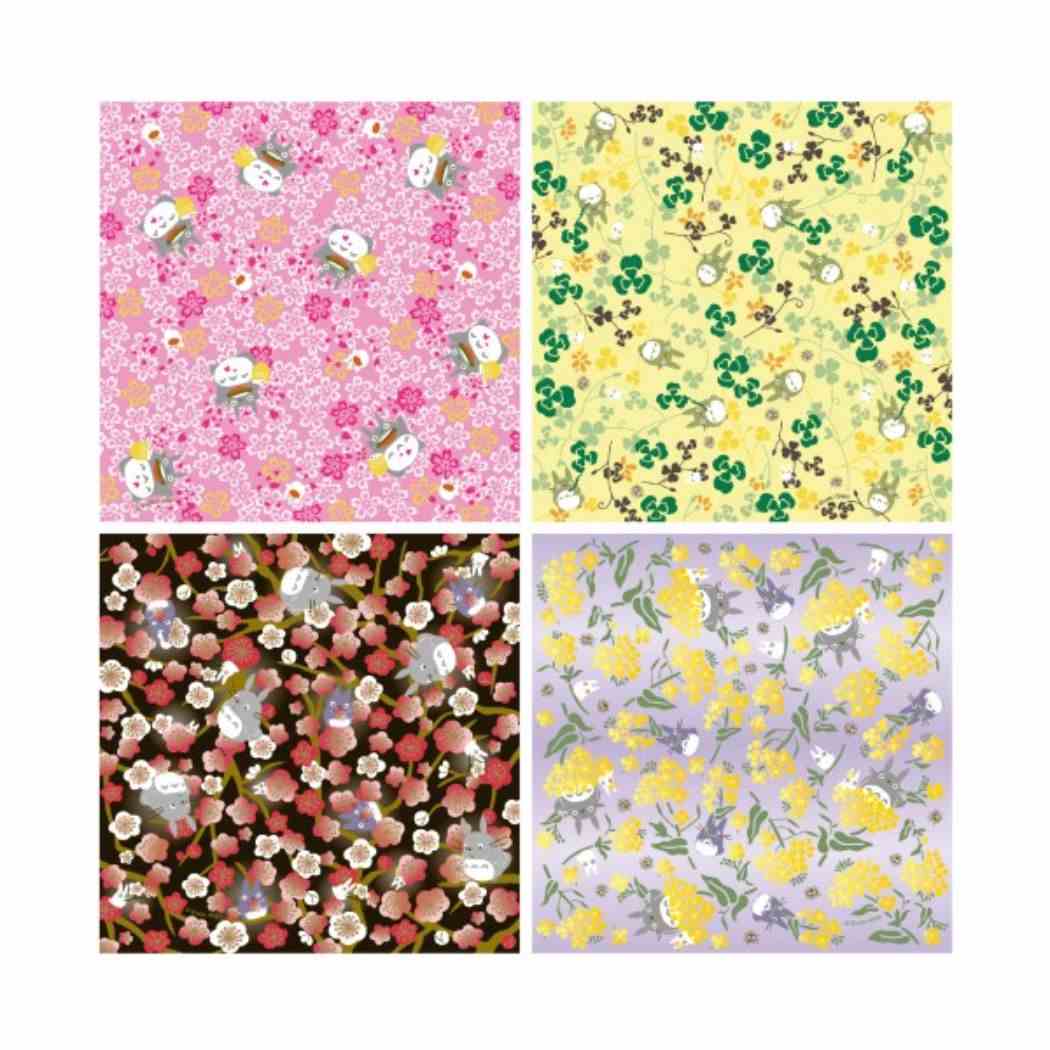 Ensky My Neighbour Totoro Japanese Washi Chiyogami Paper (Spring) - Image 2