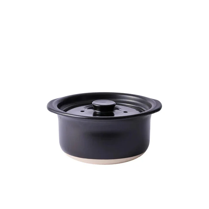 Ginpo Kikka IH Rice Multi Clay Pot 1.1L Size 2 - Pink Plum - Image 5