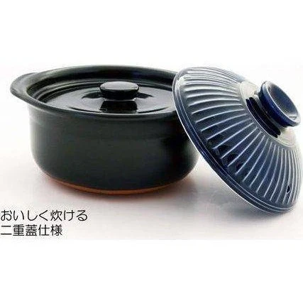 Ginpo Kikka Rice Multi Clay Pot 1.8L Size 3 - Image 3