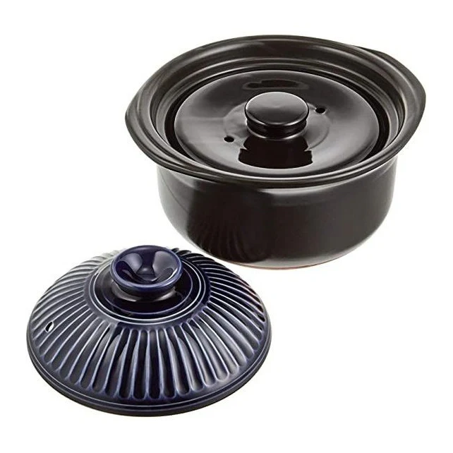Ginpo Kikka Rice Multi Clay Pot 2.6L Size 5 - Image 2