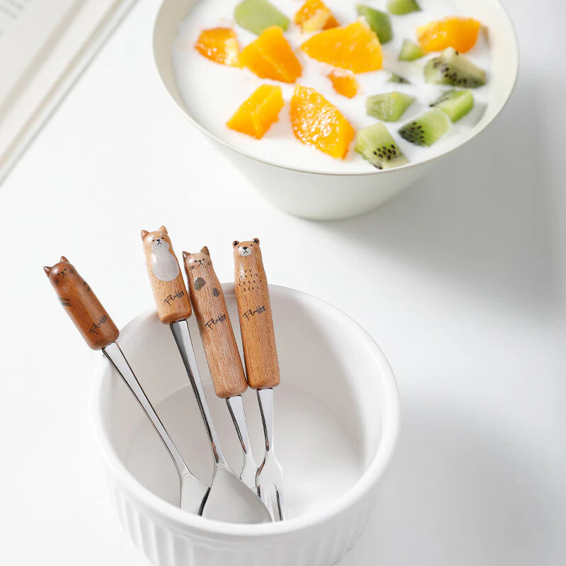 Grapport Fluffy Tora Cat Tea Spoon - Image 2