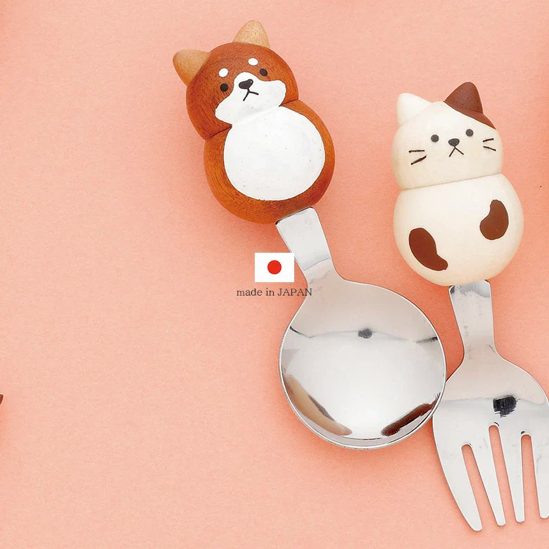 Grapport Plumpy Shiba Inu Kids Cutlery Set 2Pcs - Image 4