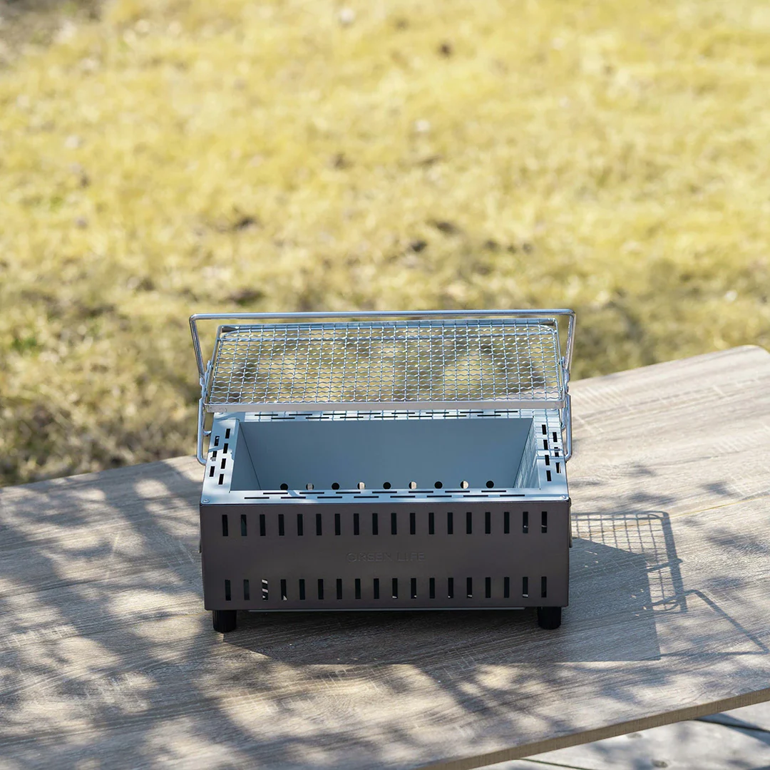 Green Life Liftable Tabletop Shichirin BBQ Grill - Image 4