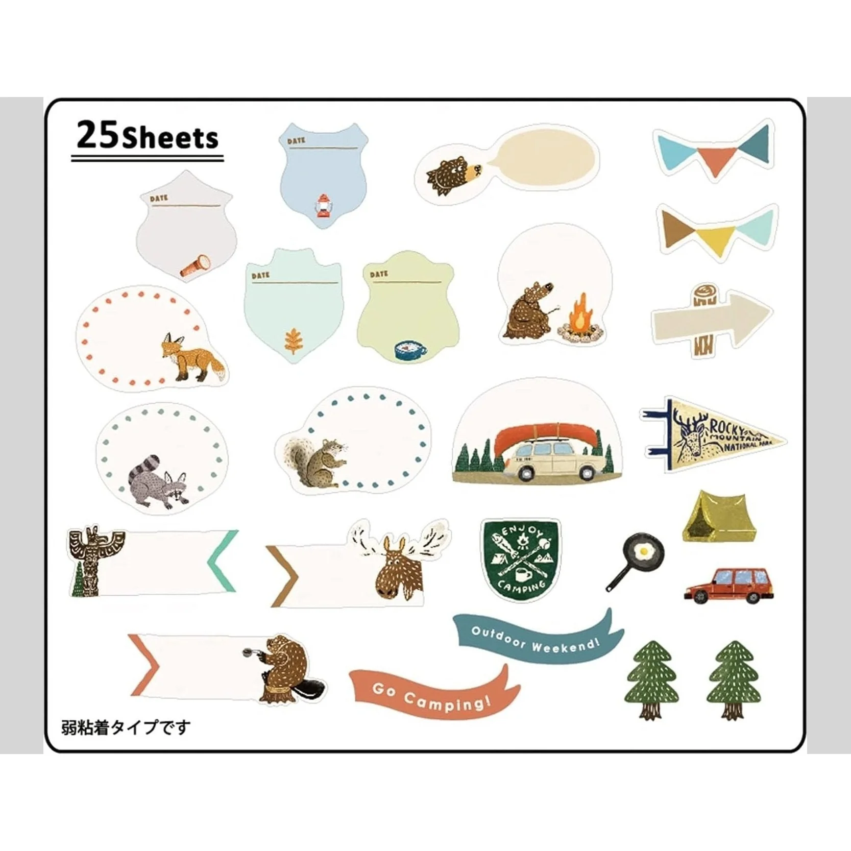 Greeting Life Flaky Stickers 25Pcs - Image 6