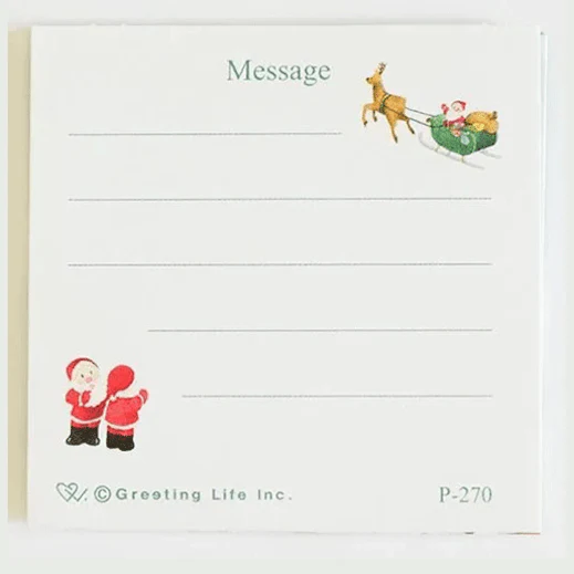 Greeting Life Mini SantaChristmas Pop-up Mini Card - Air Baloon - Image 3