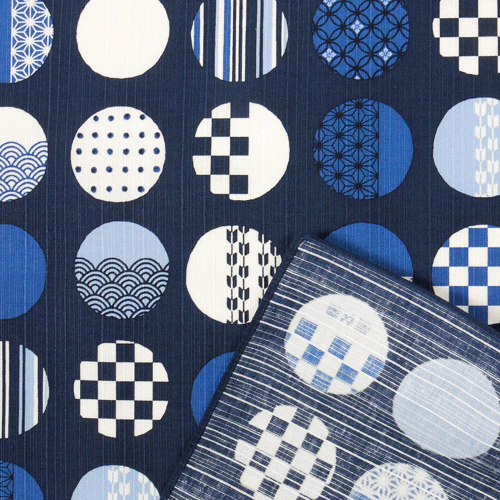 Hamamonyo Large Dots Furoshiki Wrapping Cloth 50cm - Image 3