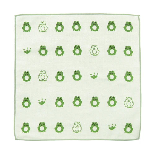 Hamamonyo Little Frog Semi-Wash Hand Towel 25cm - Image 2