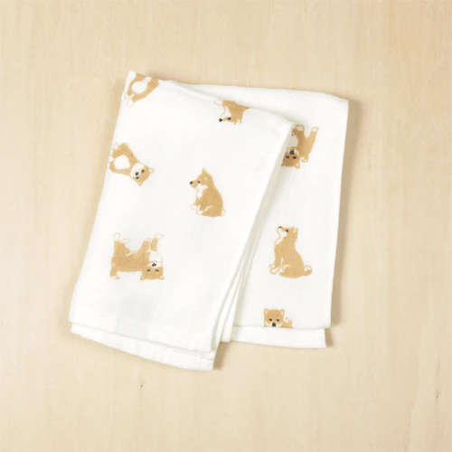 Hamamonyo Mameshiba Face Towel - Image 3