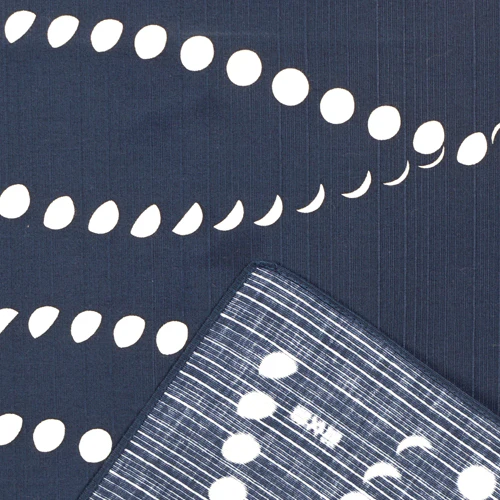 Hamamonyo Moon Phases Furoshiki Wrapping Cloth 70cm - Image 3