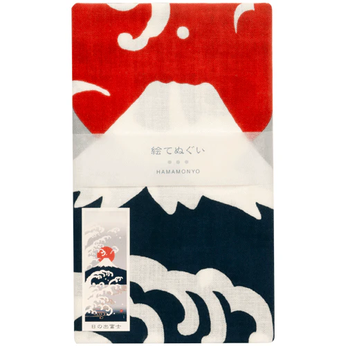 Hamamonyo Sunrise Fuji Tenugui Towel - Image 2