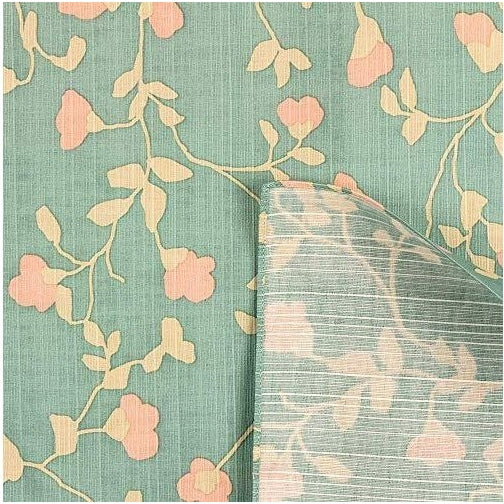 Hamamonyo Trumpet Vine Flowers Furoshiki Wrapping Cloth 90x90 - Image 2