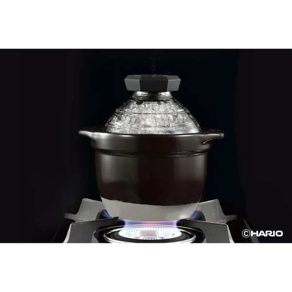 Hario GOHANGAMA Glass Lid Rice Cooker (1-2 Cups) - Image 3