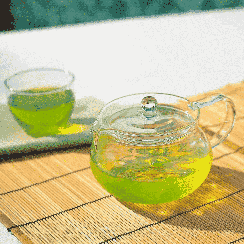 Hario Green Chacha Kyusu Japanese Tea Pot 450ml - Image 3
