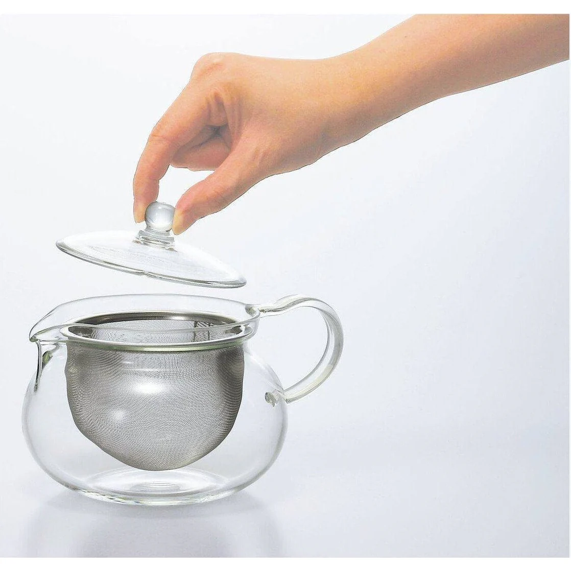 Hario Green Chacha Kyusu Japanese Tea Pot 450ml - Image 5