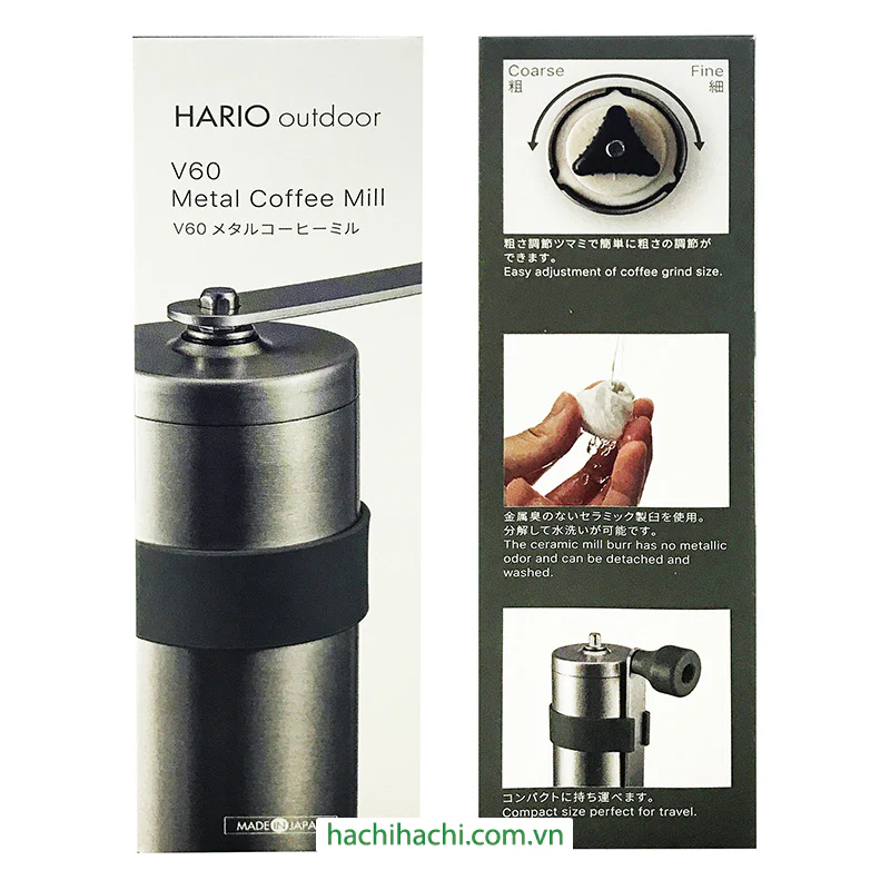 Hario V60 Metal Coffee Mill - Image 6