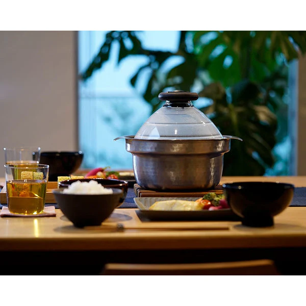 Hario YUKIHIRA IH Stainless Steel Rice Cooker (2-3 cups) - Image 2