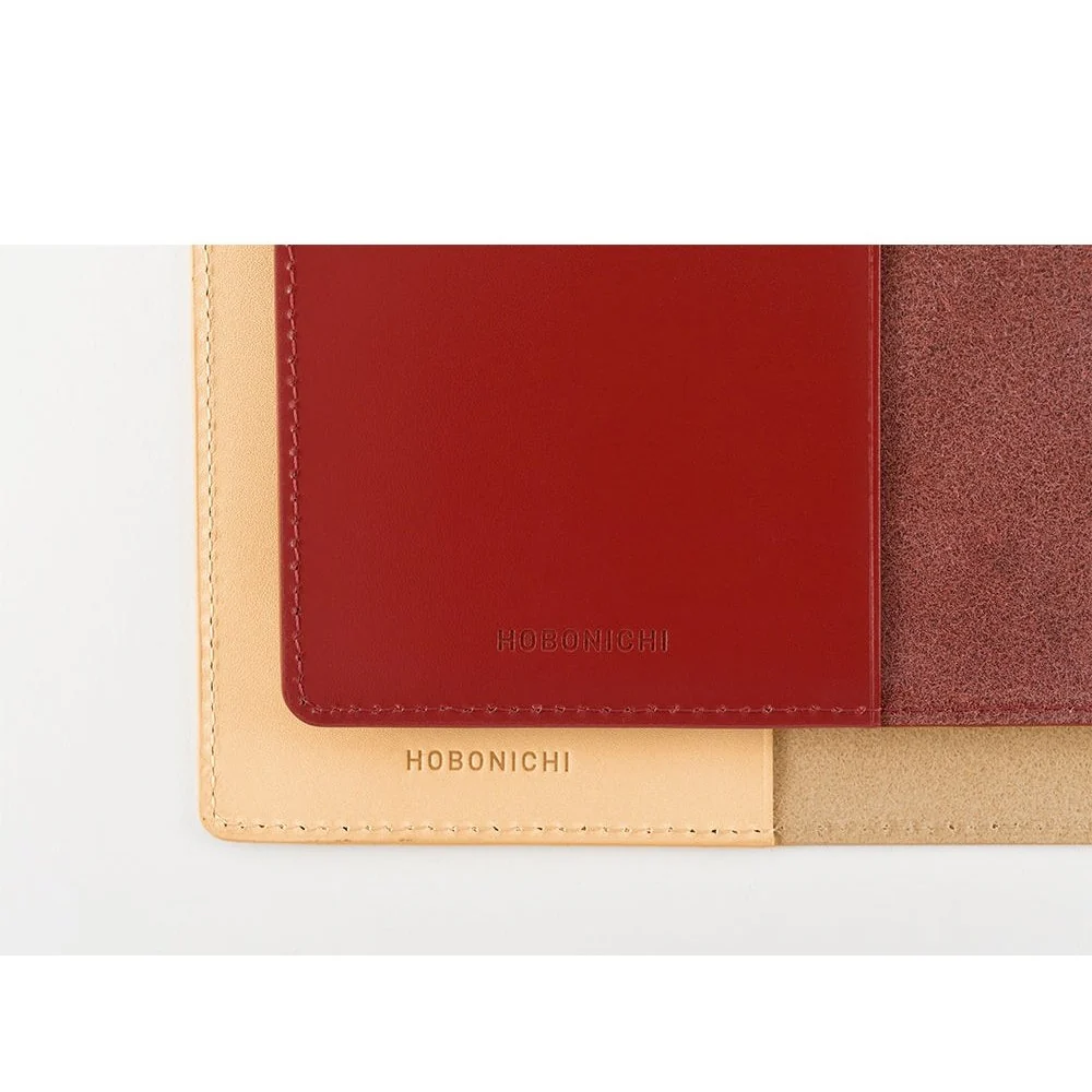 Hobonichi Techo 5-Year Techo Leather A6 Size Cover (Red) - Image 6