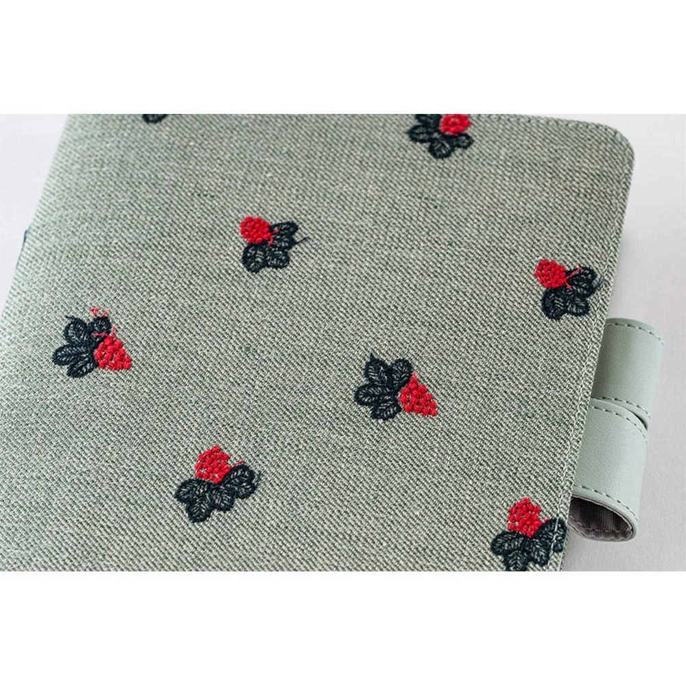 Hobonichi Techo A5 Cousins mina perhonen: light berry (Green)     Cover Only - Image 3