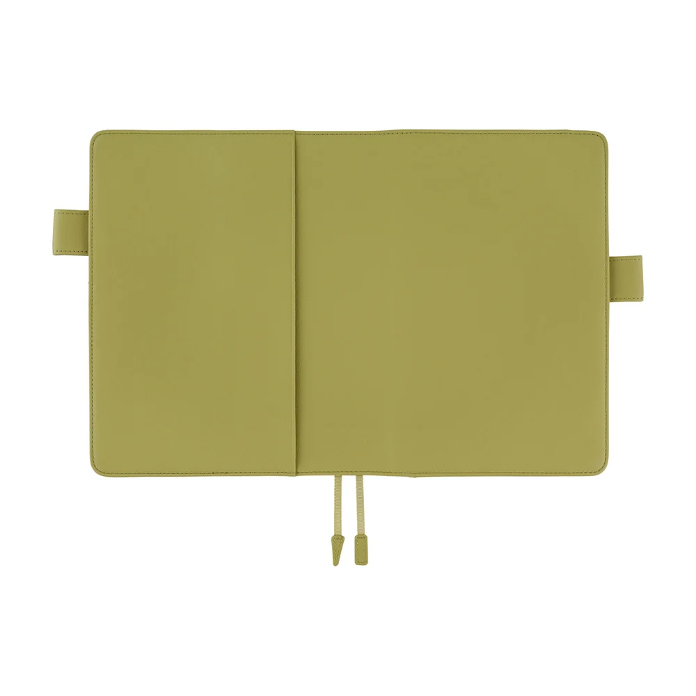 Hobonichi Techo A5 Cousins Planner Cover - Leather: Sage Green - Image 4