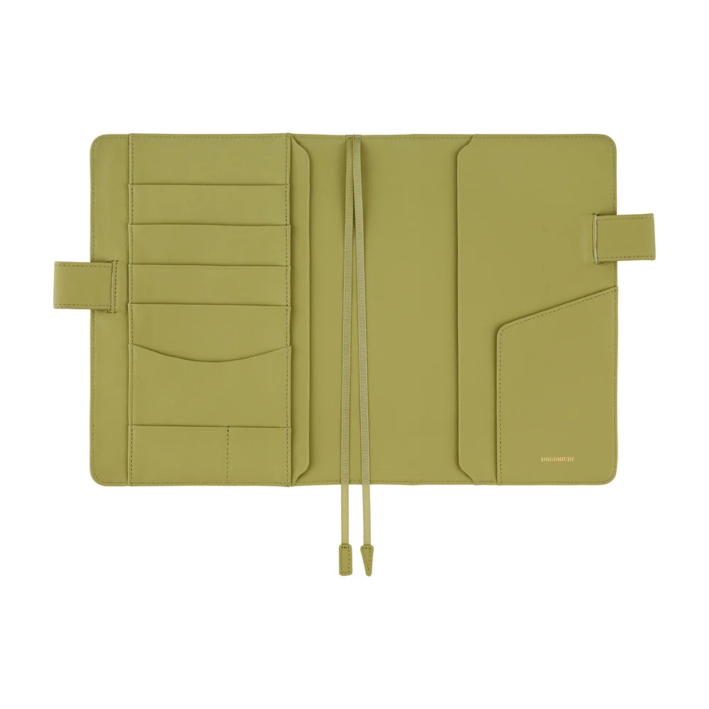 Hobonichi Techo A5 Cousins Planner Cover - Leather: Sage Green - Image 5