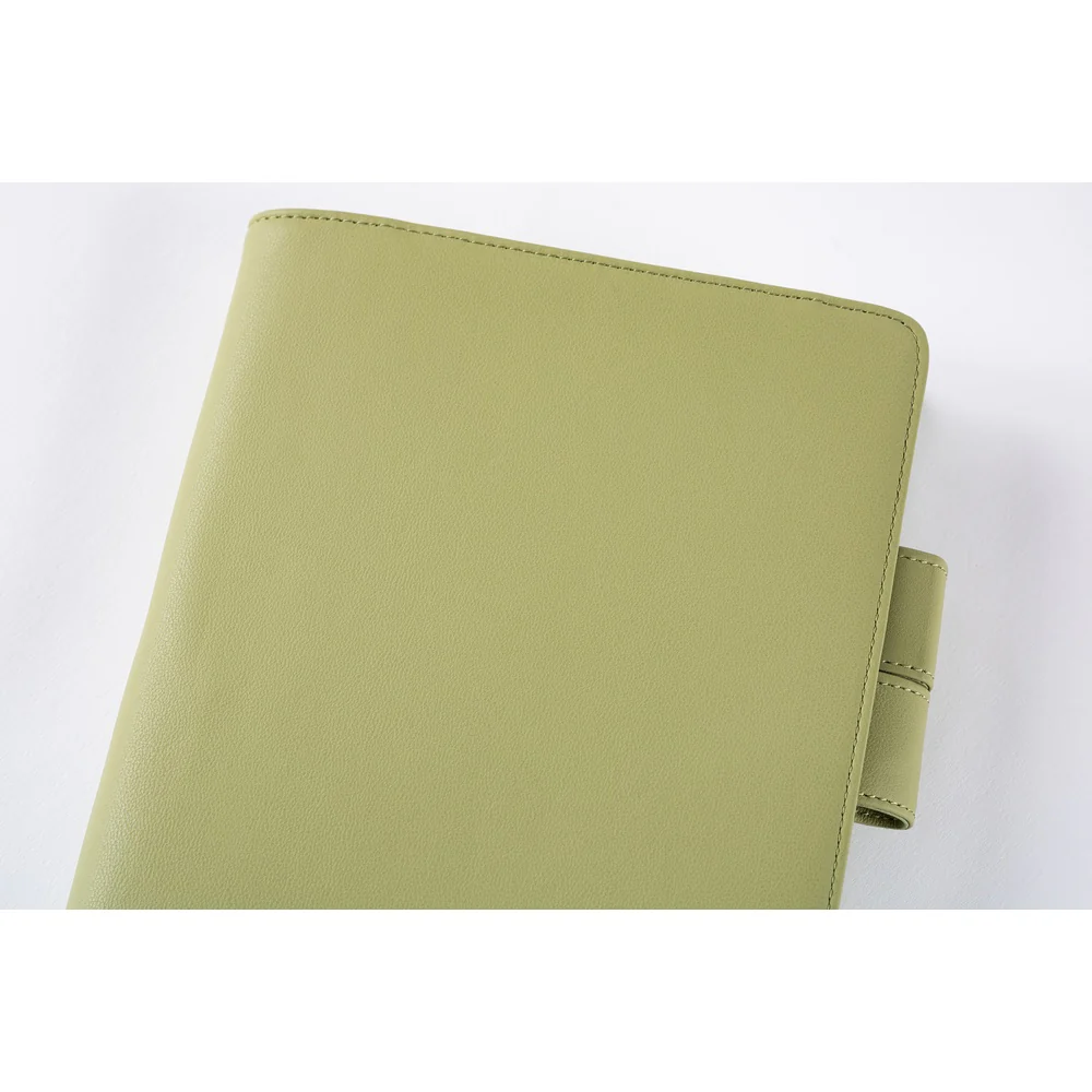 Hobonichi Techo A5 Cousins Planner Cover - Leather: Sage Green - Image 6
