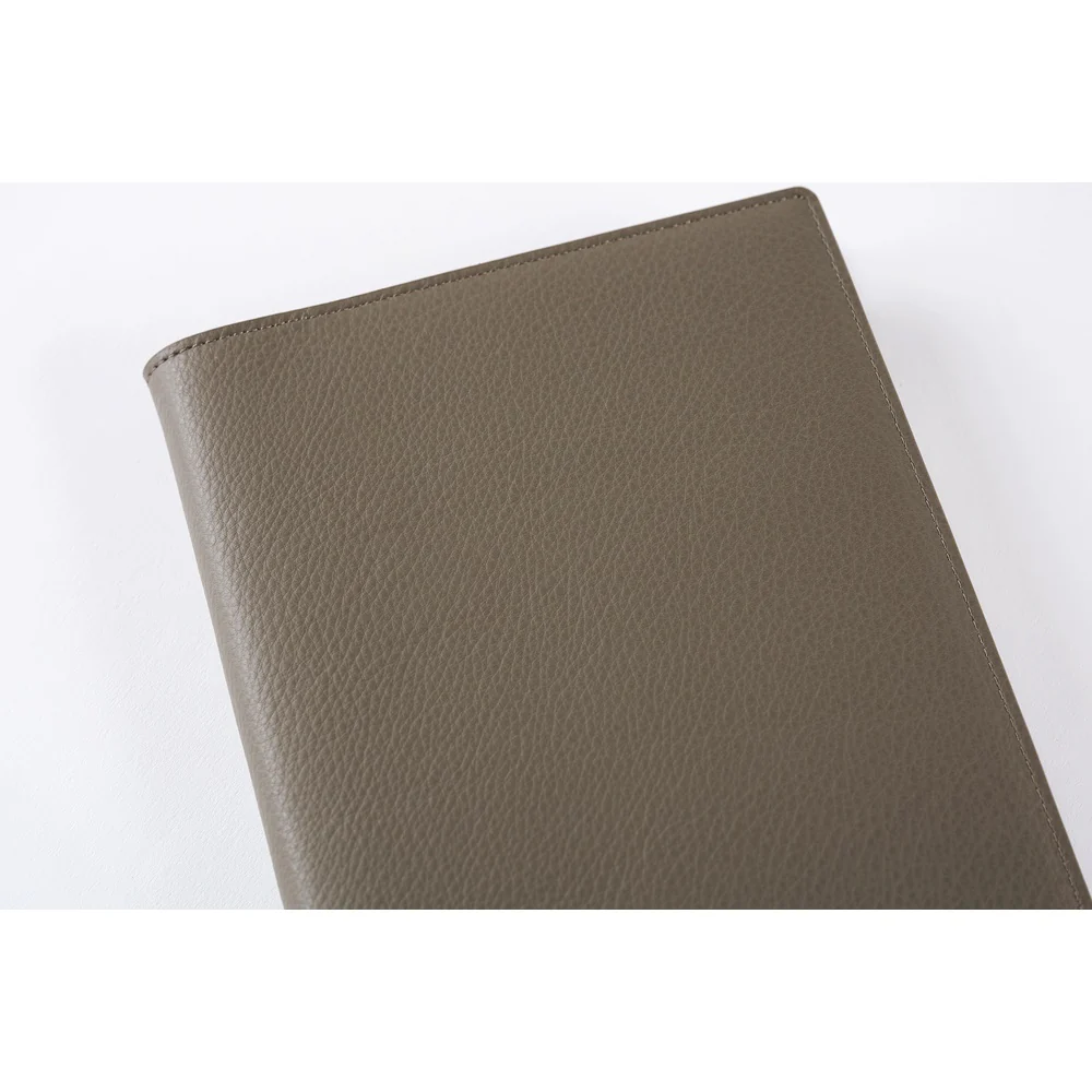 Hobonichi Techo A5 Cousins Planner Cover - Leather: Taut (Gray & Light Blue) - Image 5