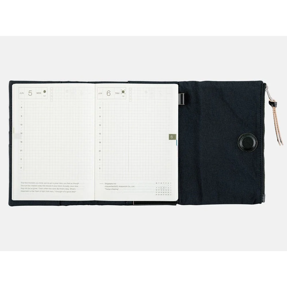 Hobonichi Techo A5 Cousins Tragen (Black) Cover Only - Image 4